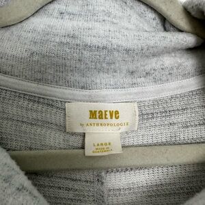 Anthropologie Maeve Light Gray Cowl Neck Sweater